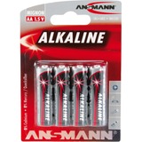 Ansmann Alkaline Red, Batterie 4 Stück, AA