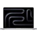 Apple MacBook Pro (14") 2023, Notebook silber, M3 10-Core GPU, MacOS, Deutsch, 120 Hz Display, 512 GB SSD