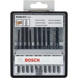 Bosch Robust Line Stichsägeblatt-Satz Wood, 10-teilig 