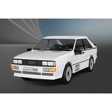COBI Audi Quattro 1980, Konstruktionsspielzeug weiß, Maßstab 1:35
