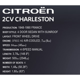 COBI Citroen 2CV Charleston Executive Edition, Konstruktionsspielzeug Maßstab 1:12