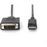 Digitus Adapterkabel DisplayPort > DVI-D schwarz, 3 Meter