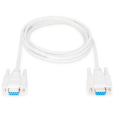 Digitus Serielles Datatransfer Anschlusskabel, D-Sub9 (Buchse) > D-Sub9 (Buchse) beige, 2 Meter