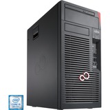 Fujitsu Workstation CELSIUS W580 VFY:W5800WP51MIN, PC-System schwarz/rot, Windows 10 Pro 64-Bit