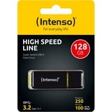 Intenso High Speed Line 128 GB, USB-Stick schwarz/gelb, USB-A 3.2 Gen 2