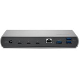 Kensington SD5750T, Dockingstation aluminium (gebürstet)/schwarz, Thunderbolt, USB-C, USB-A