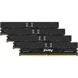 Kingston FURY DIMM 64 GB DDR5-6400 (4x 16 GB) Quad-Kit ECC, Arbeitsspeicher schwarz, KF564R32RBEK4-64, Renegade Pro, Registred, INTEL XMP, AMD EXPO