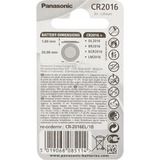 Panasonic Lithium Knopfzelle CR-2016EL/1B, Batterie 1 Stück, CR2016