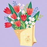 Ravensburger CreArt - Tulpenstrauß, Malen 