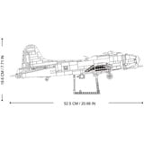 Sluban ModelBricks B17-GS Bomber, Konstruktionsspielzeug 