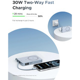 UGREEN PB773 MagFlow 10.000mAh 25W, Powerbank silber