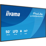iiyama ProLite LH5064UHS-B1AG, Public Display schwarz (matt), UltraHD/4K, IPS, WiFi, Fernbedienung