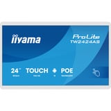 iiyama ProLite TW2424AS-W3P, Public Display weiß (matt), FullHD, IPS, Touchscreen, POE, HDMI, USB