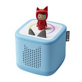 tonies Toniebox 2 Himmelblau Starter Set Kreativ-Tonie Rot, Lautsprecher 