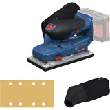 Bosch Professional Akku-Schwingschleifer GSS 18V-18 Professional solo, 18Volt blau/schwarz, ohne Akku und Ladegerät, in L-BOXX
