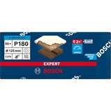 Bosch Professional Expert C470 Schleifblatt, Ø 125mm, K180 50 Stück, für Exzenterschleifer