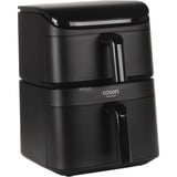 Canon Heißluftfritteuse Turbo Tower Air CAF-DC121-ADER schwarz, 2.630 Watt, 2 Körbe mit 4,3 & 6,5 Liter
