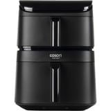 Canon Heißluftfritteuse Turbo Tower Air CAF-DC121-ADER schwarz, 2.630 Watt, 2 Körbe mit 4,3 & 6,5 Liter