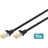 Digitus Netzwerk-Set 254 mm (10") - 6HE, 312 x 300 mm (B x T), IT-Schrank schwarz, 6 Höheneinheiten