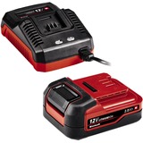 EINHELL Akku-Bohrschrauber TE-CD 12/1 Li, 12Volt rot/schwarz, Li-Ionen Akku 2Ah