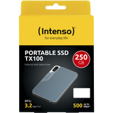 Intenso Externe SSD TX100 250 GB blaugrau, USB-A 3.2 Gen 1 (5 Gbit/s)