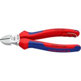 KNIPEX Seitenschneider 70 05 160, Schneid-Zange rot/blau, Länge 160mm