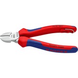 KNIPEX Seitenschneider 70 05 160, Schneid-Zange rot/blau, Länge 160mm