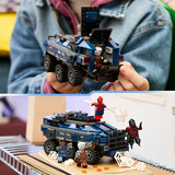 LEGO 76349 Marvel Super Heroes Spider-Man Jagt den Gefängnistransporter, Konstruktionsspielzeug 