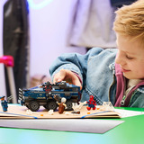 LEGO 76349 Marvel Super Heroes Spider-Man Jagt den Gefängnistransporter, Konstruktionsspielzeug 