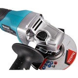 Makita Akku-Winkelschleifer GA016GM201 XGT, 40Volt blau/schwarz, 2x Li-Ion XGT Akku 4,0Ah, MAKPAC Gr.4