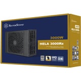 SilverStone HELA 3000Rz, PC-Netzteil schwarz, 4x 12-Pin High Power GPU, 7x PCIe, Kabelmanagement, 3000 Watt