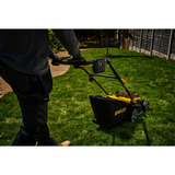 Stanley V20 Akku-Rasenmäher (SCMWP3401M1-QW), 18Volt schwarz/gelb, 1x 4,0 Ah-Lithium-Ionen-Akku