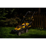 Stanley V20 Akku-Rasenmäher (SCMWP3401M1-QW), 18Volt schwarz/gelb, 1x 4,0 Ah-Lithium-Ionen-Akku