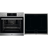 AEG HC13M505R, Herdset edelstahl, inkl. FlexRunners-Vollauszug