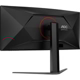 AOC CU34G4, Gaming-Monitor 86.4 cm (34 Zoll), schwarz (matt), WQHD, Fast-VA, Curved, Adaptive-Sync, AMD FreeSync Premium, 180Hz Panel