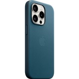 Apple Feingewebe Case mit MagSafe, Handyhülle blau, iPhone 15 Pro