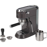DeLonghi Dedica Arte EC885.GY, Espressomaschine grau/metall