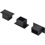 Digitus Blindstopfen für LC Duplex, Schutzkappe schwarz, 100 Stück