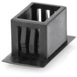 Digitus Blindstopfen für LC Duplex, Schutzkappe schwarz, 100 Stück