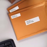 Dymo LabelWriter ORIGINAL Rücksendeadress-Etiketten groß, 25 x 54 mm 24 Rollen mit je 500 Etiketten