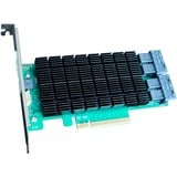 HighPoint Rocket 720L 16x Port to PCIe 3.0 x8 12Gb/s SAS DAS, Controller 