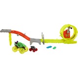 Hot Wheels Monster Trucks Power Verfolgungsjagd, Spielfahrzeug Maßstab 1:64