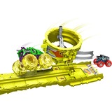 Hot Wheels Monster Trucks Power Verfolgungsjagd, Spielfahrzeug Maßstab 1:64