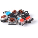 Keychron Gateron Low Profile Mechanical Red Switch-Set, Tastenschalter rot/transparent, 110 Stück