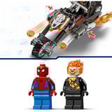 LEGO 76335 Marvel Super Heroes Spider-Man vs. Ghost Rider auf seinem Motorrad, Konstruktionsspielzeug 