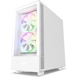 NZXT H5 Elite All White, Tower-Gehäuse weiß (matt), Tempered Glass