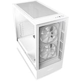 NZXT H5 Elite All White, Tower-Gehäuse weiß (matt), Tempered Glass