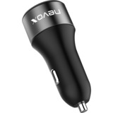 Nevox USB Dual Port QC3.0 Kfz Ladegerät 36 Watt schwarz