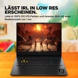 OMEN OMEN 16-u1297ng, Gaming-Notebook schwarz, Intel® Core™ i9-14900HX, NVIDIA GeForce RTX 4070, 32 GB, 2 TB (2 TB SSD), Windows 11 Home 64-Bit