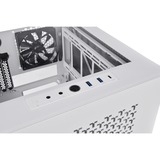 Thermaltake Divider 200 TG Air Snow Micro, Tower-Gehäuse weiß, Tempered Glass